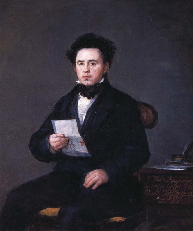 Francisco Goya Juan Bautista de Muguiro Iribarren oil painting image